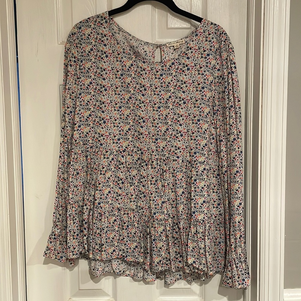 Floral Silky Top